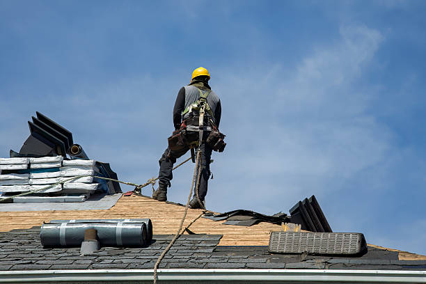 Professional Roofing technician working in Morgan, UT